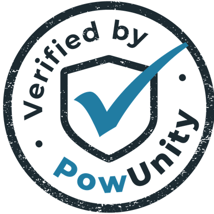 The Verified by PowUnity seal of quality