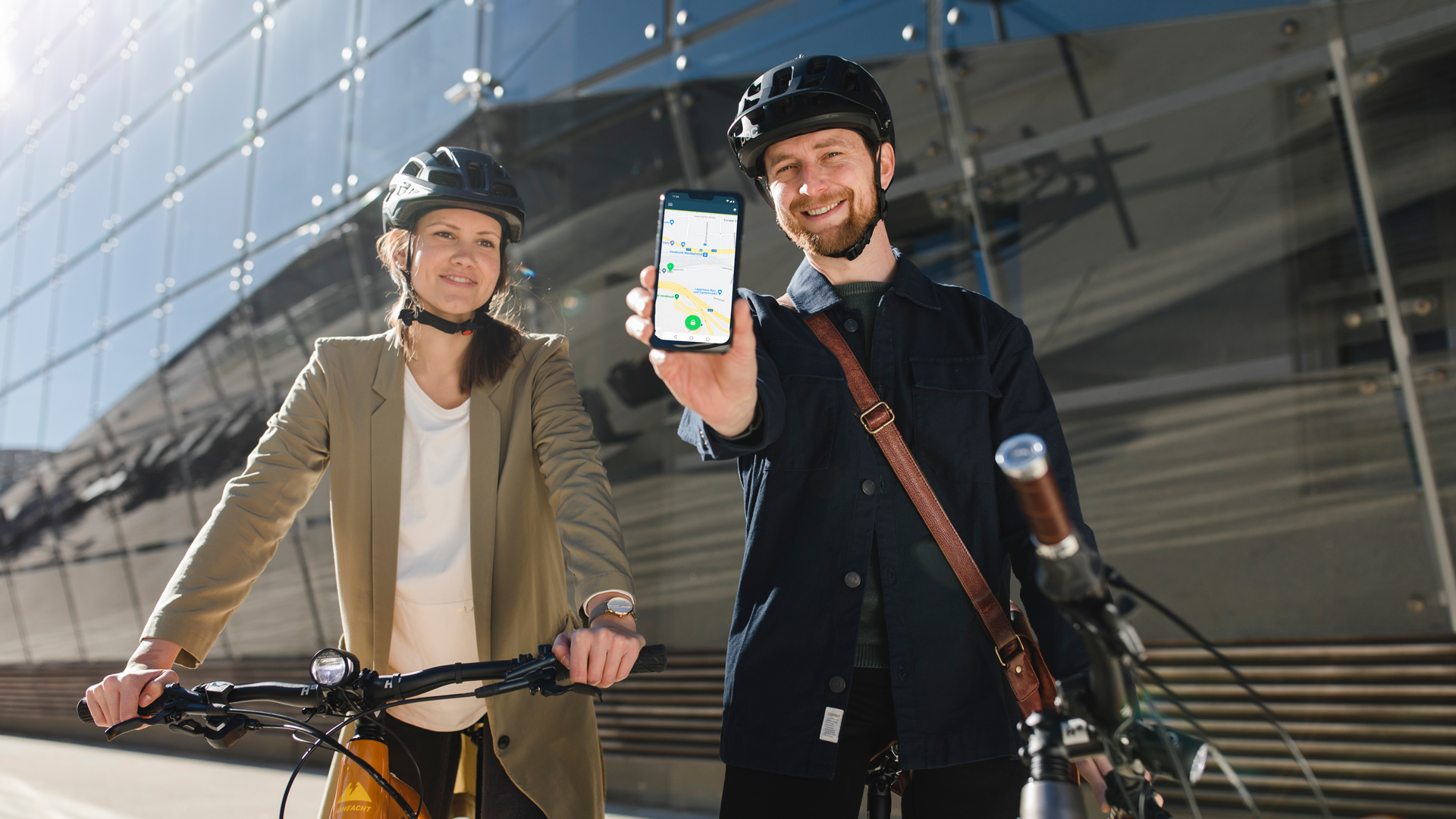 Best possible protection against theft: GPS trackers send an alarm to your smartphone if your e-bike is moved without authorization.