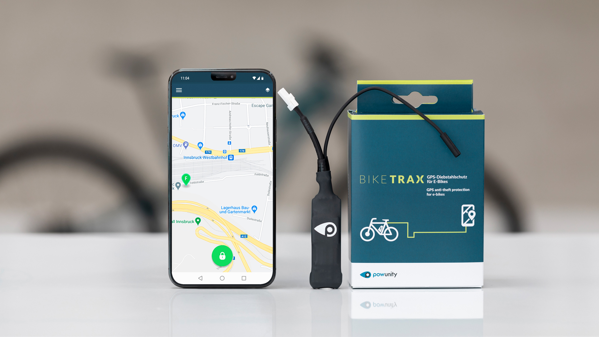 Good GPS trackers such as BikeTrax are mounted hidden on the e-bike and offer all the necessary features such as motion alarm, BikePass and much more.