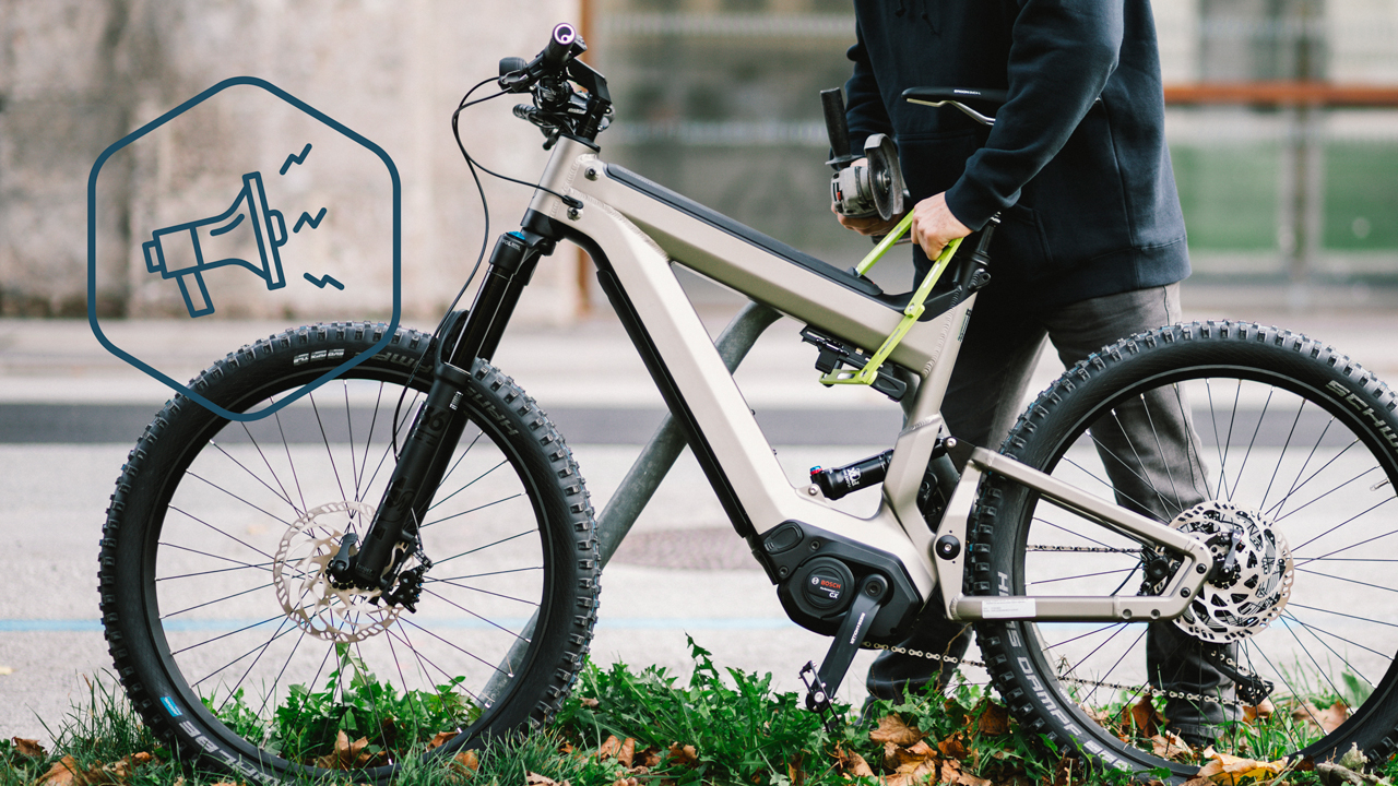 The louder the bike alarm system the more effective the theft protection