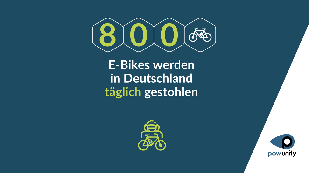800 E-Bikes werden in Deutschland täglich gestohlen