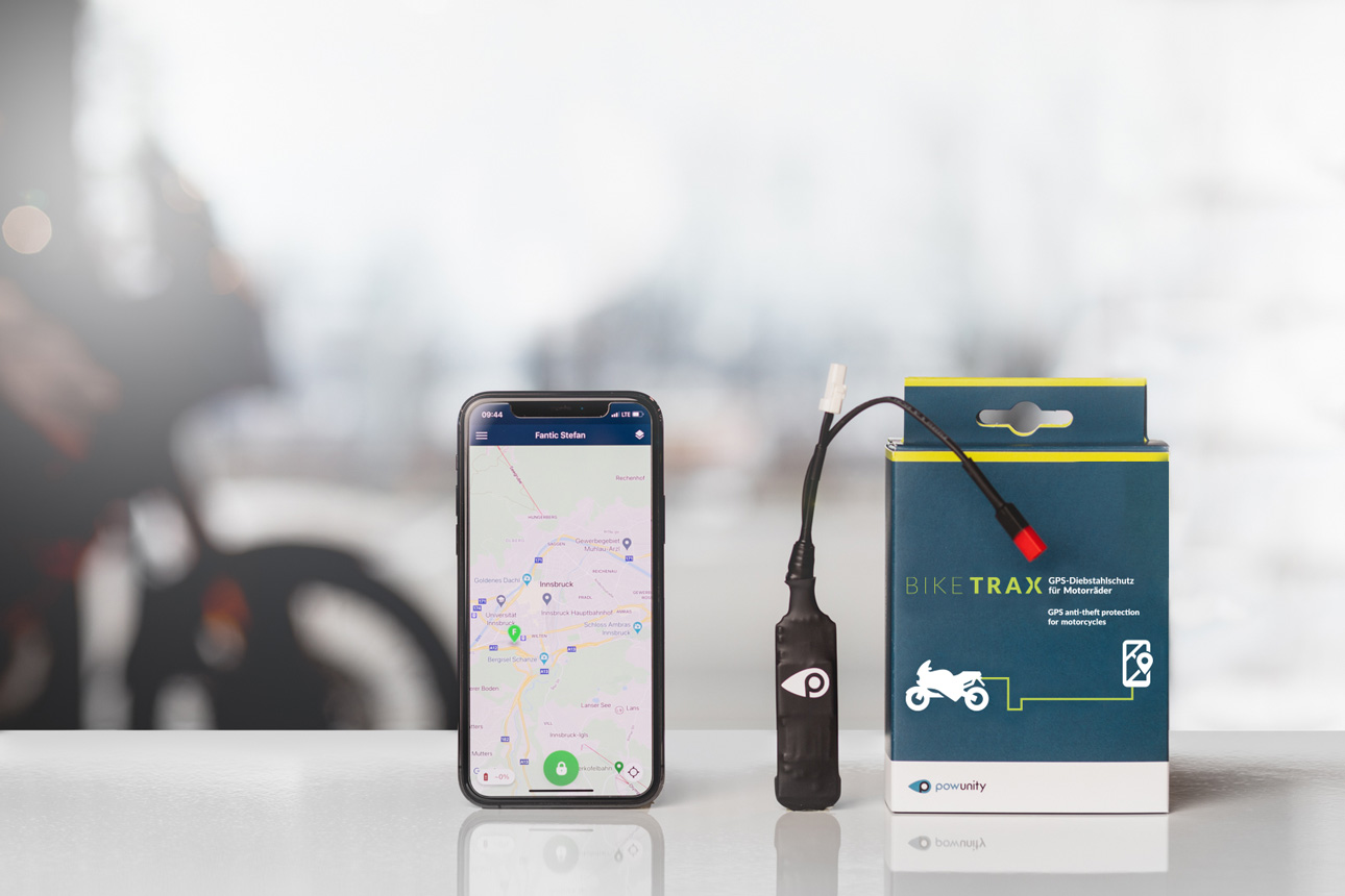 Powunity Motorrad GPS-Diebstahlschutzm Biketrax