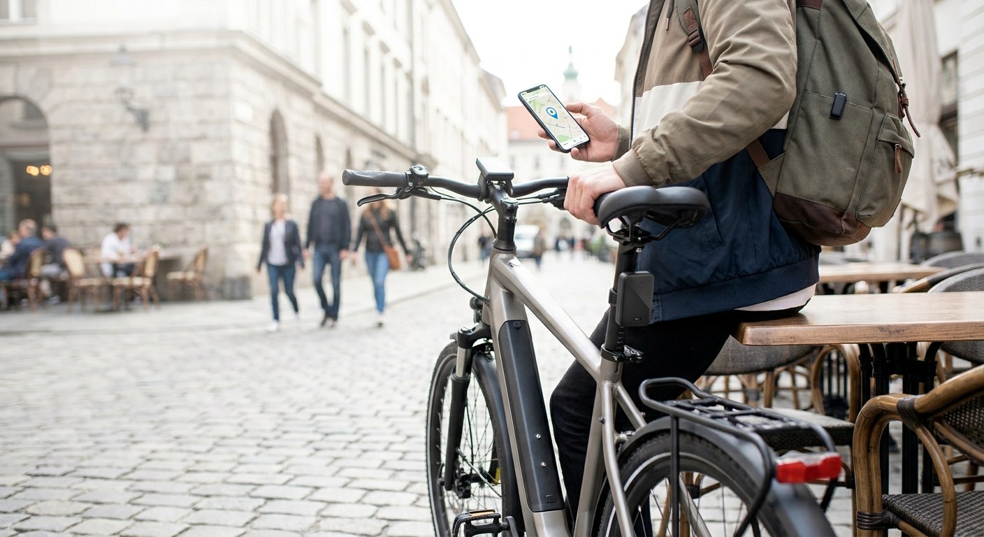 Fahrrad-Alarmanlage mit GPS: Alarm aufs Handy und Live-Ortung