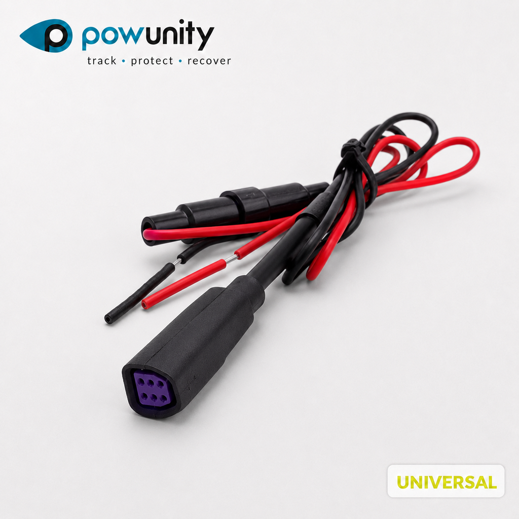 Tilslutningskabel Universal 4G (+/-, 5-49 Volt)
