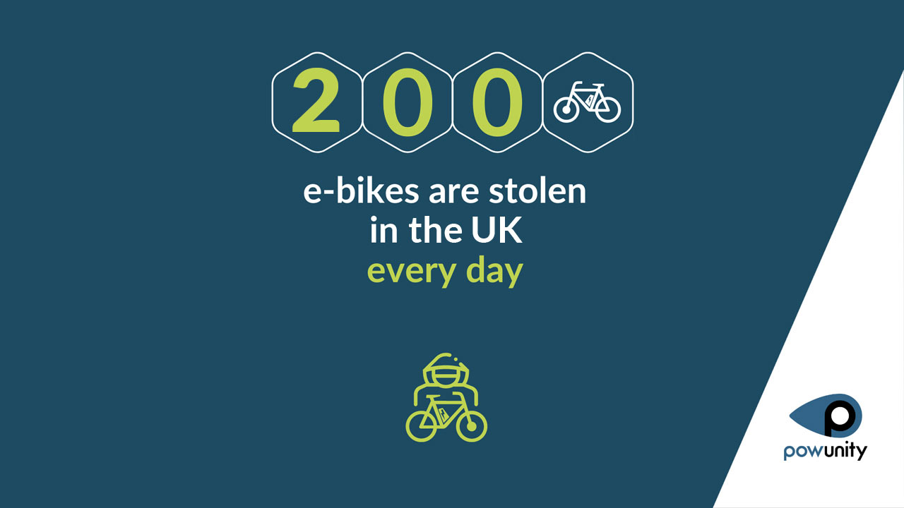 200 e-bikes are stolen in the UK every day