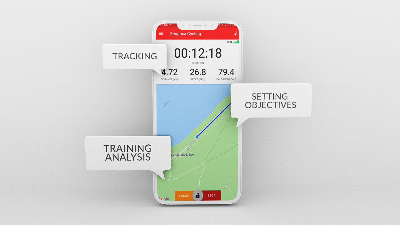 Zeopoxa Cycling - simple tracking app