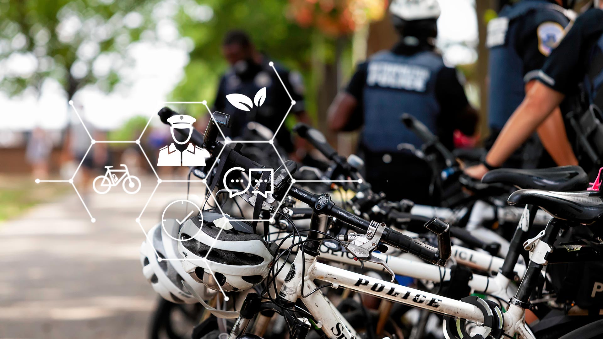 E-Bike Polizei - wenn die Polizei mit dem Rad unterwegs ist